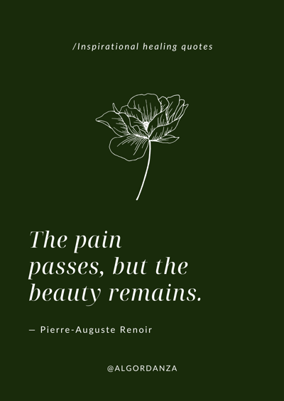 Healing quote from Pierre-Auguste Renoir