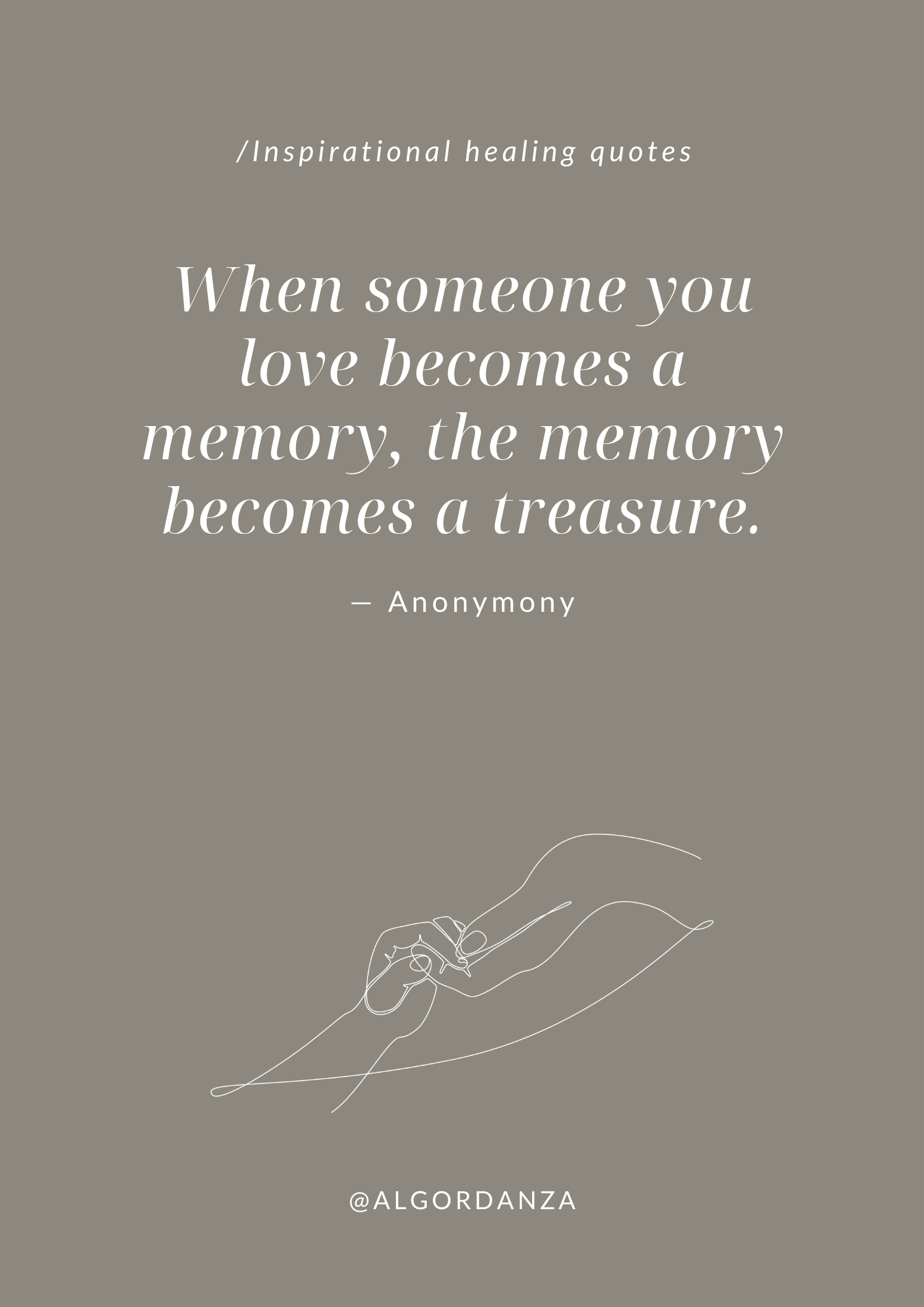 Healing quote 6 from anonymous